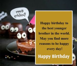 Short Birthday Wishes for Brother