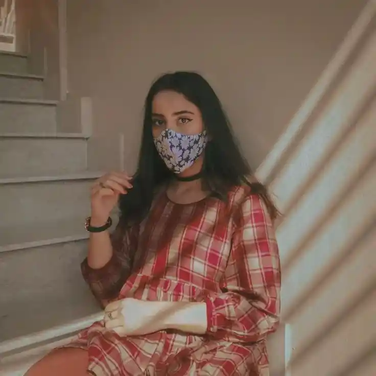 Mask Girl DP for WhatsApp