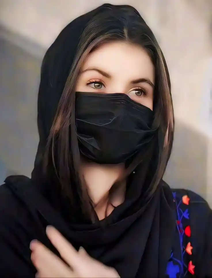 Mask Girl WhatsApp status