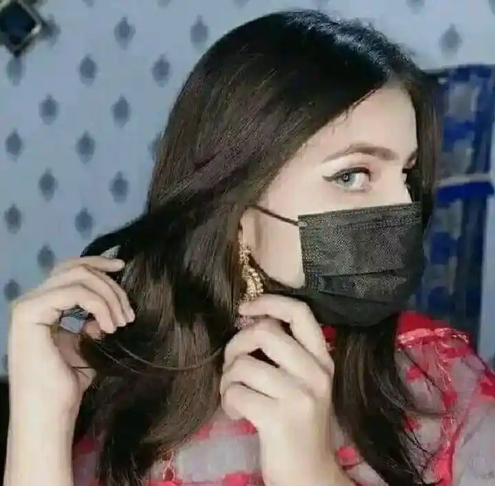 mask girl dp images for fb