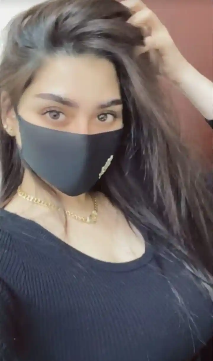 Masked beauty image