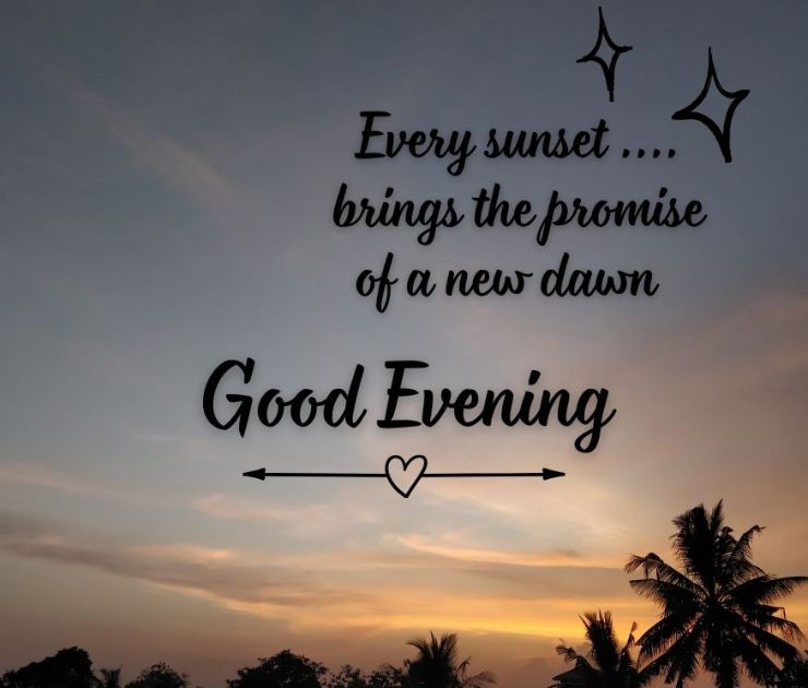 motivational good evening images